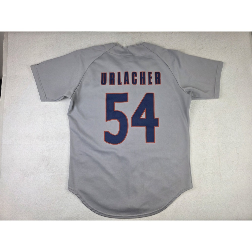 Vintage Chicago Bears Brian Urlacher Baseball Grey‎ Jersey Rawlings Size XL